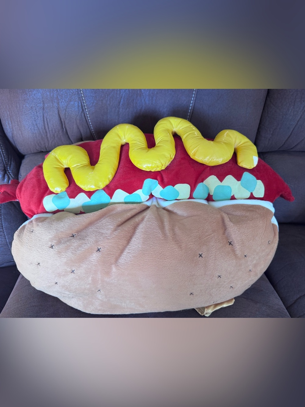 Hot Dog Costume by Target Brand Size MEDIUM Great Dog Costume Mint